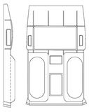 Cessna 182 headliner skylane assembly 31-P0714051-1-21B. Premier Aviations