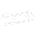 Cessna 206 stationair RH forward molding 28-P1215105-1-21B. Premier Aviations