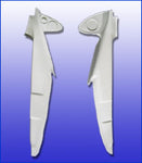 Cessna 152 Post Covers (no flap gauge slot) (1978-86) 26-13-80A. Replaces OEM parts: 0413484, 0415013. Manufactured by Texas Aeroplastics.